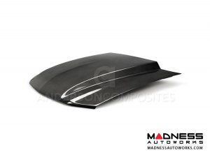 Ford Mustang Cowl Hood - Carbon Fiber - Type CJ - (2010-2012) Ford Mustang Cowl Hood - Carbon Fiber - Type CJ - (2010-2012)
